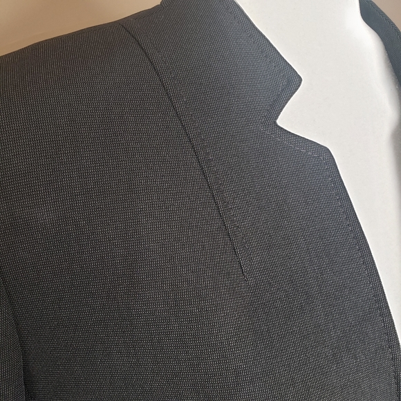 Tahari Lovely Black Jacket with Silver Zippers - Picture 2 of 6